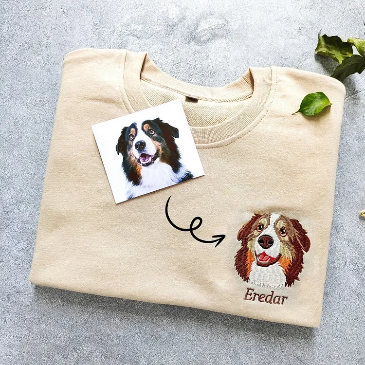 Casaco Bordado Colo Pet- Eternize seu Pet com Você